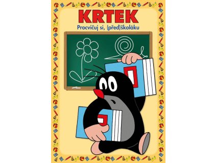 AKIM Procvičuj si (před)školáku Krtek (Krteček) set s popisovačem