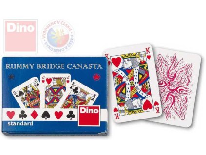 DINO Hra karetní Canasta standard papírová krabička *SPOLEČENSKÉ HRY*