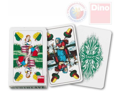 DINO HRA Karty hrací dvouhlavé Mariáš *SPOLEČENSKÉ HRY*
