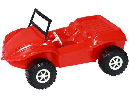SMĚR Auto Buggy 24cm lehké plastové červené bugina