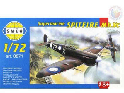 SMĚR Model letadlo Supermarine Spitfire 1:72 (stavebnice letadla)