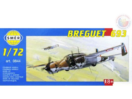 SMĚR Model letadlo Breguet 693 1:72 (stavebnice letadla)