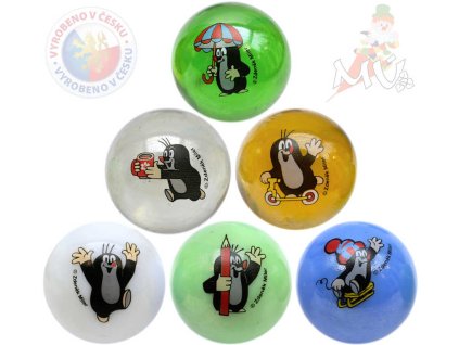 MORAVSKÁ ÚSTŘEDNA Krtek sada kuliček mix 6 ks