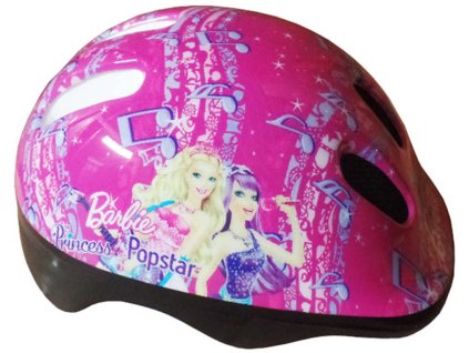 MONDO Helma cyklistická pro inline bruslení vel.XS dětská holčičí Barbie