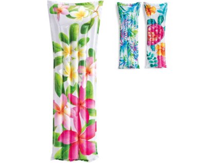 INTEX Nafukovací lehátko 183x69cm matrace do vody s potiskem 3 druhy 59720