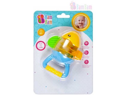BAM BAM Baby chrastítko RYBKA kousátko pro miminko