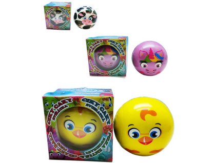 EP Line Bláznivý míč Ciky-Caky 10cm balónek zvířátka 6 druhů
