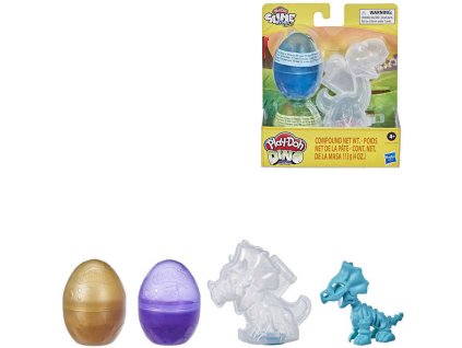 HASBRO PLAY-DOH Dinosauří vejce 2ks set se slizem a figurkou 2 druhy