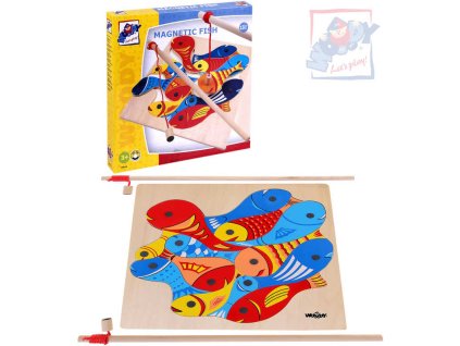 WOODY Rybičky s udičkou - magnetická hra