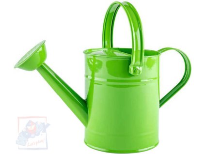WOODY Konev dětská kropící zelená 29cm plechová 1,5 l s kropítkem