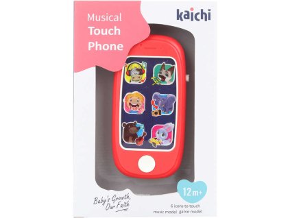 Telefon dotykový baby smartphone 14cm na baterie Světlo Zvuk