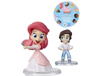 HASBRO Disney Princess Comics set panenka s nálepkou v krabici s překvapením