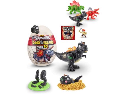 ADC Smashers Dino Island Egg dinosaurus se slizem a doplňky ve vejci 3 druhy