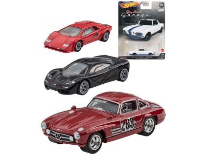 MATTEL HOT WHEELS Prémiové auto Velikáni model kovový 5 druhů 1:64