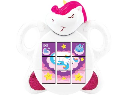 Baby puzzle jednorožec Světlo Zvuk na baterie plast