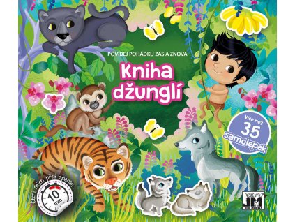 JIRI MODELS Povídej pohádku Kniha džunglí knížka samolepková