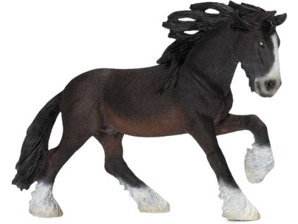 SCHLEICH Figurka koník Shirský hřebec 18cm guma