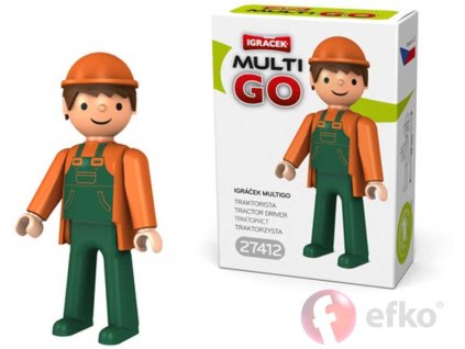 EFKO IGRÁČEK MultiGO Traktorista Figurka v krabičce