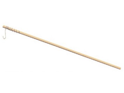 DŘEVO Hůlka dřevěný držák 60cm doplněk k lampionu