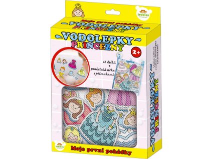 Vodolepky Moje první pohádky Princezny set 12ks v síťce s přísavkami do vany