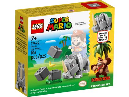 LEGO SUPER MARIO Nosorožec Rambi (rozšíření) 71420 STAVEBNICE