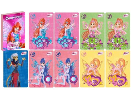 AKIM Hra karetní Černý Petr Winx Club *SPOLEČENSKÉ HRY*