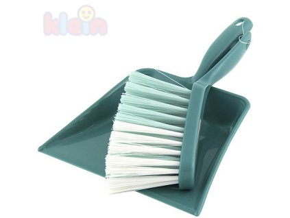 KLEIN Set zelený smetáček a lopatka Leifheit plast