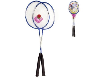 Badminton set 2 pálky kovové + míček různé barvy