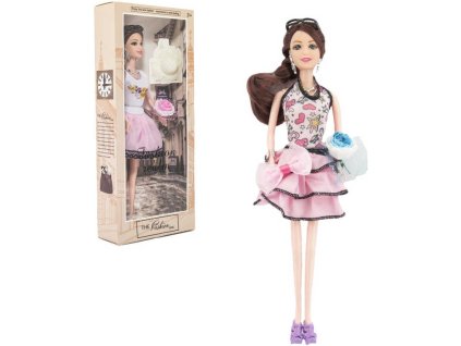 Panenka retro kloubová s doplňky 30cm old fashion 2 druhy