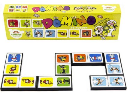 Hra domino Pojď s námi do pohádky 28 dílků ilustrace Večerníček