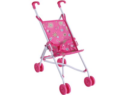 Kočárek golfové hole pro panenku miminko růžové golfky s kvítky