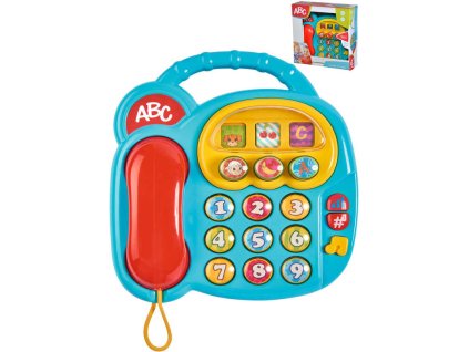 SIMBA Baby telefon tlačítkový na baterie pro miminko Zvuk