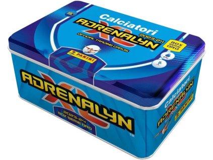 PANINI ITALSKÁ SERIE A 23/24 Sběratelské karty Adrenalyn XL 45ks v plechovce