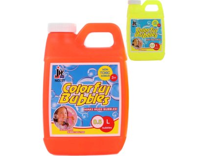 Náplň náhradní 500 ml do bublifuku plastový kanystr 2 barvy