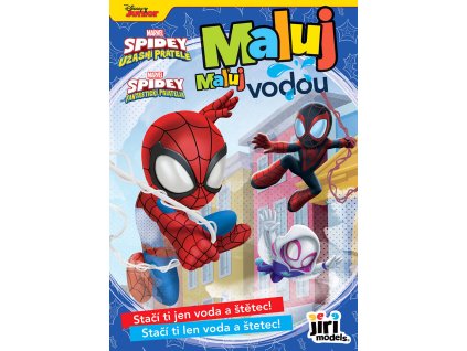 JIRI MODELS Maluj vodou Spidey a jeho úžasní přátelé A5 omalovánky