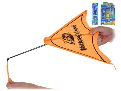 Rogalo vystřelovací látkové 43cm 4 barvy v sáčku