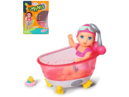 ZAPF BABY BORN Panenka Minis Amy herní set s vanou