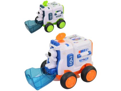 Auto vesmírné plastové vozítko s kosmonautem na setrvačník 2 barvy