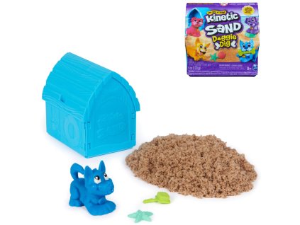 SPIN MASTER Kinetic Sand pejsek v boudě herní set kinetický písek 4 druhy