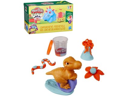 HASBRO PLAY-DOH Dinosauří svět herní set modelína s nástroji 2 druhy