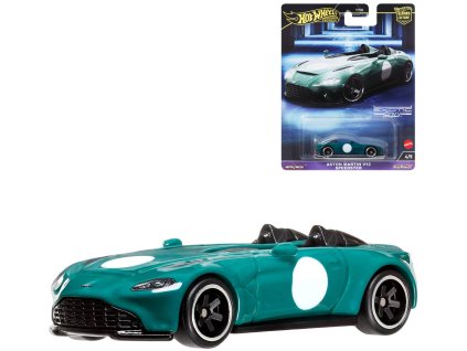 MATTEL HOT WHEELS Prémiové auto Aston Martin V12 Speedster velikáni kov