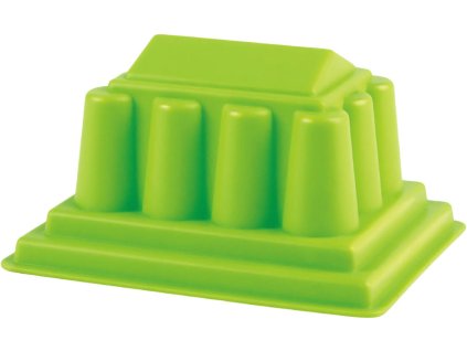 HAPE Bábovka Pantheon chrám zelená baby formička na písek plast