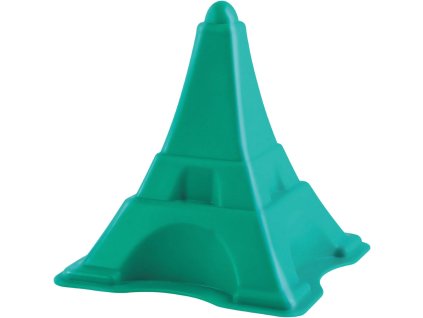 HAPE Bábovka Eiffelova věž zelená baby formička na písek plast