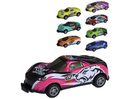 Auto kaskadérské trikové kovové Stunt Car zpětný chod 8 druhů