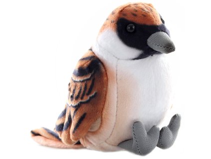 PLYŠ Pták Vrabec 18cm ECO *PLYŠOVÉ HRAČKY*