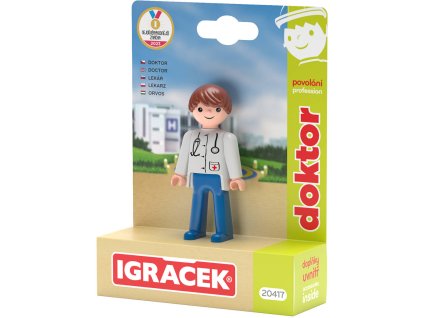 EFKO IGRÁČEK Doktor povolání set figurka kloubová s doplňky