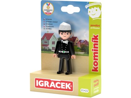 EFKO IGRÁČEK Kominík povolání set figurka kloubová s doplňky