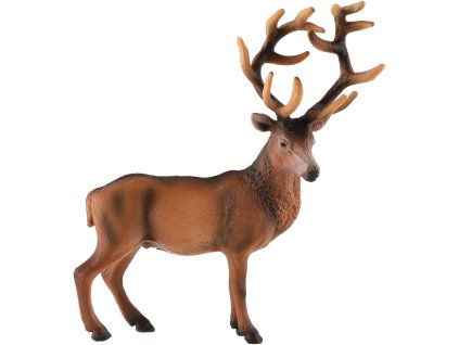 Jelen evropský 15cm zvířátko plastová figurka Zooted