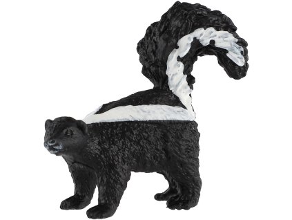 Skunk pruhovaný 5cm zvířátko plastová figurka Zooted v sáčku