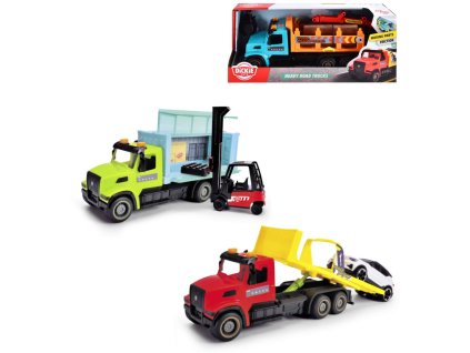 DICKIE Auto nákladní Volvo VDH 300 AF na setrvačník set s doplňky 3 druhy